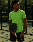 PADEL APEX - Mens Performance T-Shirt - Lightening Green