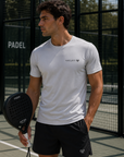 PADEL APEX - Mens Performance T-Shirt - Cool White