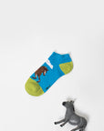 Cartoon Horse Socks, fun and stylish mens novelty socks, premium cotton blend, best-selling trendy design by Body and I at brixbailey.com