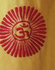 Yoga Mat Duffel Bag with Embroidered OM Design