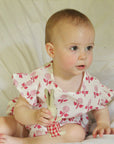 Frilly Bodysuit - Rose Floral