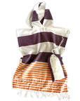 Veracruz Hooded Poncho Towel - Purple-0