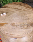 Narmada Swirl Mango Wood Side Table