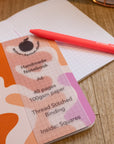A6 Handmade Notebook with Abstract Design