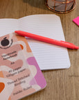 A6 Handmade Notebook with Abstract Design