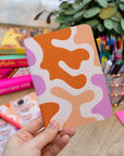 A6 Handmade Notebook with Abstract Design
