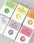 Recharge Aromatherapy Shower Steamer in Box - Juniper Berry, Lavender, Tea Tree, Tangerine and Safflower Petals