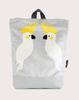 Velvet & Polyester Cockatoo Backpack - Laptop Friendly