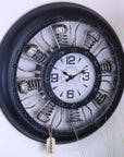 Engine Style Industrial Wall Clock 40cm