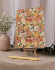A5 Handmade Notebook with Spring Meadow Design