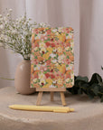 A6 Handmade Notebook with Spring Meadow Design