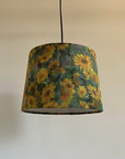 Van Gogh Sunflowers Velvet French Drum Lampshade | Handmade Ceiling Light Shade | UK