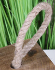 Rustic charm Mori wooden door stop, premium solid mango wood with rope handle, stylish minimalist home decor by Maravi at brixbailey.com