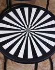 Chinta Modern Black Round Nesting Side Tables