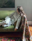 Bolney Eucalyptus Wide Leg Linen Pyjamas