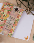 A5 Handmade Notebook with Spring Meadow Design