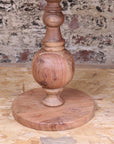 Ucha Set of 2 Wooden Pedestal Side Tables