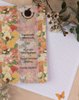 A5 Handmade Notebook with Spring Meadow Design