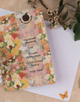 A5 Handmade Notebook with Spring Meadow Design