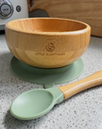 Bamboo Bowl & Spoon Feeding Set