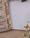A6 Handmade Notebook with Spring Meadow Design