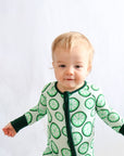 Lime Green Baby Romper