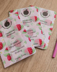 A6 Handmade Notebook with Strawberry Design
