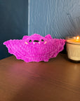 Handmade Bat Plushie – Crochet Bat Soft Toy | Cute Halloween Gift & Spooky Home Decor