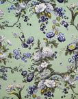 Purple floral Velvet cylinder lampshade, extra tall lampshade