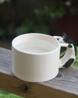 Cat Cup with Cow Cat Handle