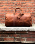 The Dagny Weekender | Large Leather Duffle Bag -