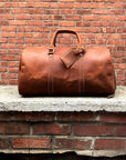 The Dagny Large Leather Weekender Bag