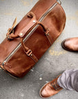 The Dagny Weekender | Large Leather Duffle Bag -