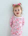 Pink Paradise Baby Pajama Set
