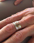 Rustic Stacking Rings