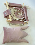 Swing Seat with Crown Cushion in Dusty Pink