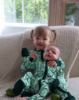 Lime Green Baby Romper