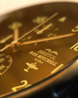 B-25 Mitchell Tribute - Stainless Steel, Brush Finish, Black Dial, Brown Leather Stitched Band