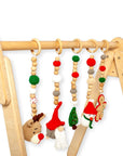 Montessori Baby Gym & Hanging Toys Set | Wooden Play Gym for Babies-6