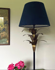 Navy Velvet Steep Empire Lampshade | Handmade Ceiling Light Shade | UK