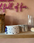 The Dog's Pollox Cobalt Splatter Bowl
