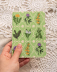A6 Handmade Notebook with Spring Foraging Design