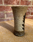 Floral ceramic vase