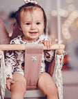 Swing with Crown Shaped Cushion - Dusty Pink