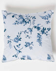 Birds and Roses cotton throw cushion