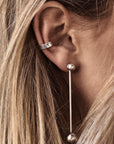 Silver Flat Ear Cuff Accessory
