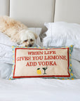When Life Gives You Lemons Needlepoint Cushion