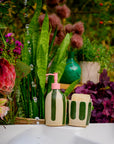 Ceramic Soap Holder & 1 Litre Refill Set