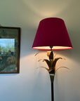Cerise Pink Velvet Steep Empire Lampshade | Handmade Ceiling Light Shade | UK