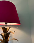 Cerise Pink Velvet Steep Empire Lampshade | Handmade Ceiling Light Shade | UK
